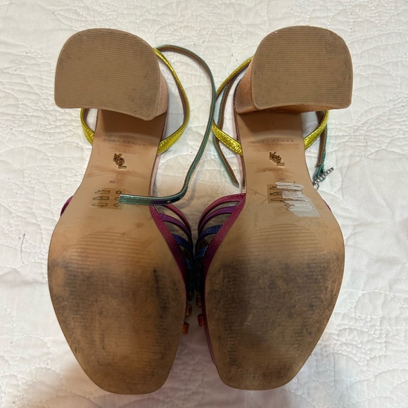 Kurt Geiger Pierra Multicolor Platform Sandals - Picture 8 of 9
